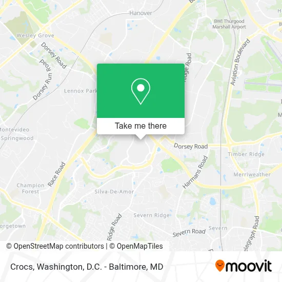 Crocs map