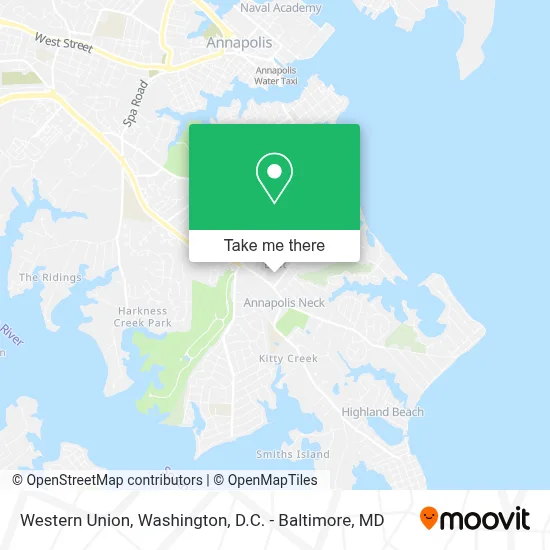 Western Union map