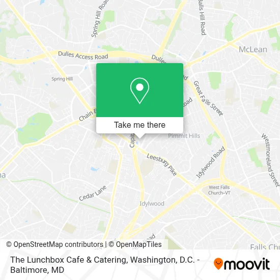 The Lunchbox Cafe & Catering map