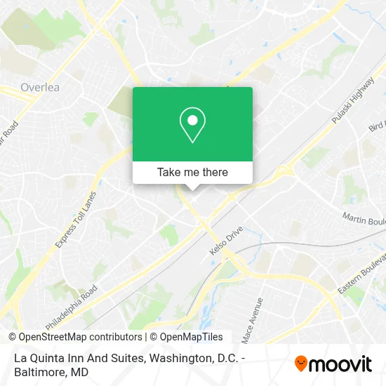 La Quinta Inn And Suites map