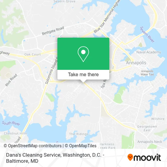 Dana's Cleaning Service map