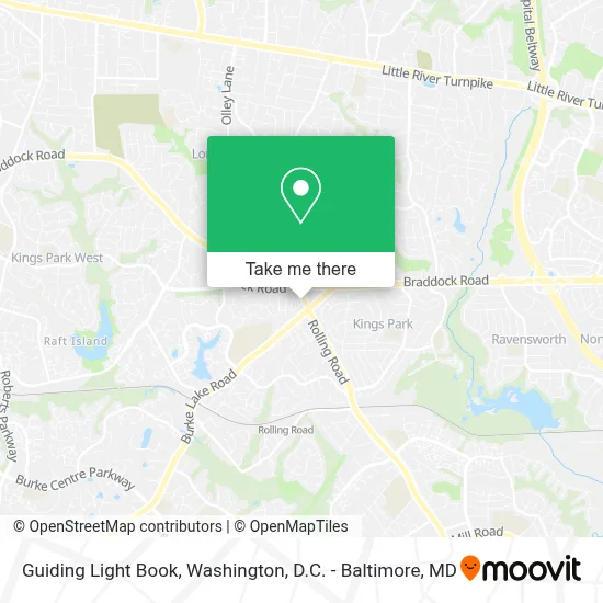 Guiding Light Book map