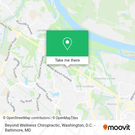 Beyond Wellness Chiropractic map