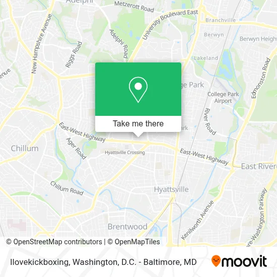 Ilovekickboxing map