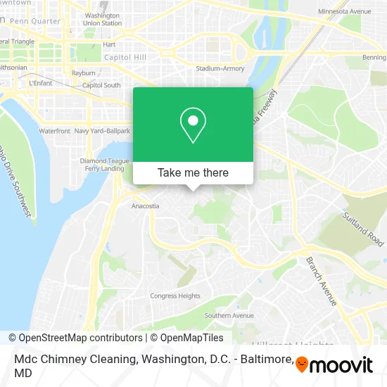 Mdc Chimney Cleaning map