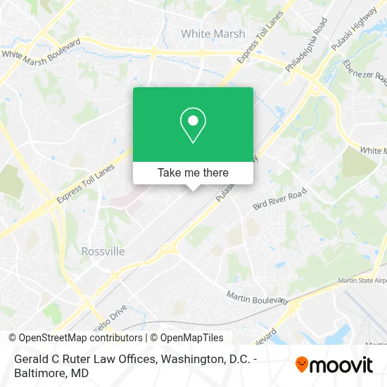 Gerald C Ruter Law Offices map