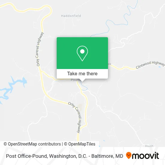 Post Office-Pound map