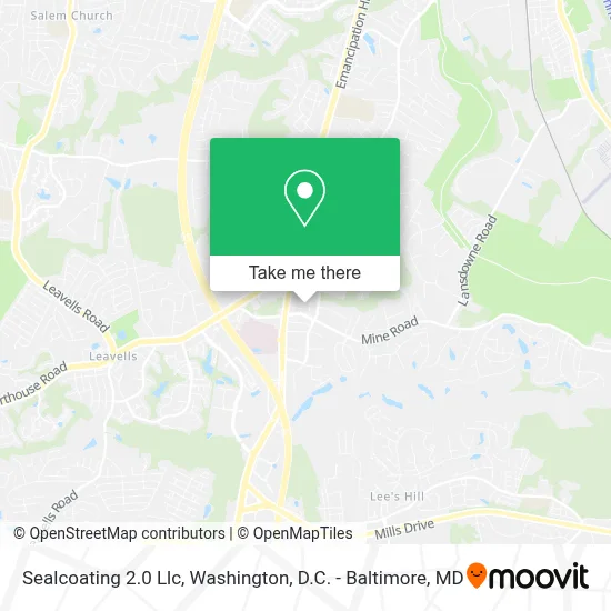 Sealcoating 2.0 Llc map