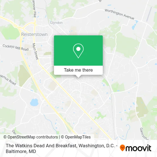 The Watkins Dead And Breakfast map