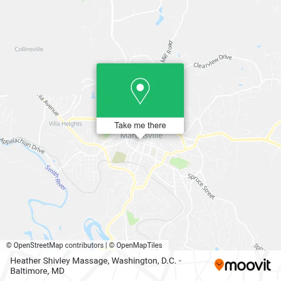 Heather Shivley Massage map
