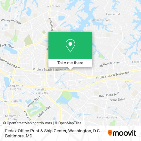 Fedex Office Print & Ship Center map