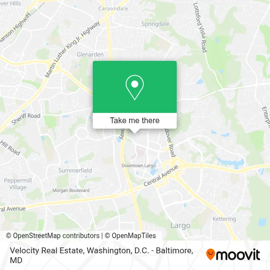 Velocity Real Estate map