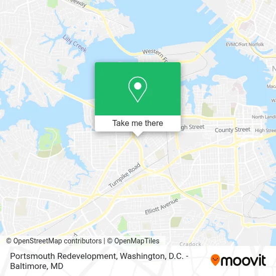 Portsmouth Redevelopment map