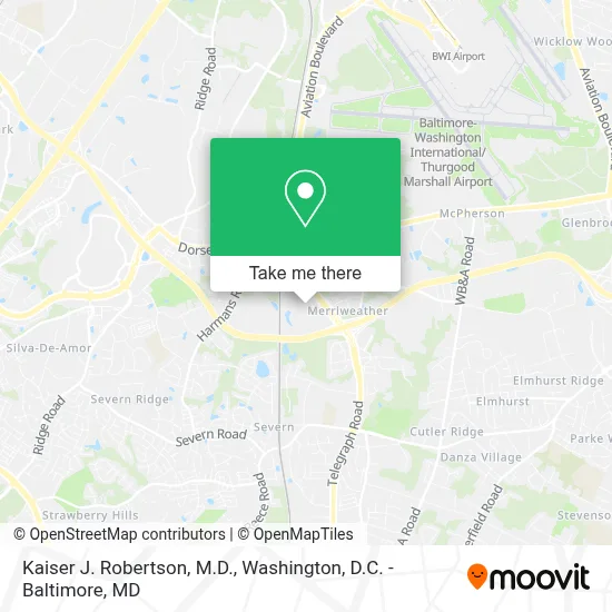 Kaiser J. Robertson, M.D. map