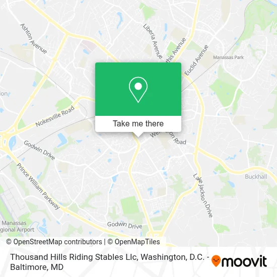 Thousand Hills Riding Stables Llc map