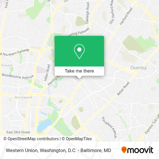 Western Union map