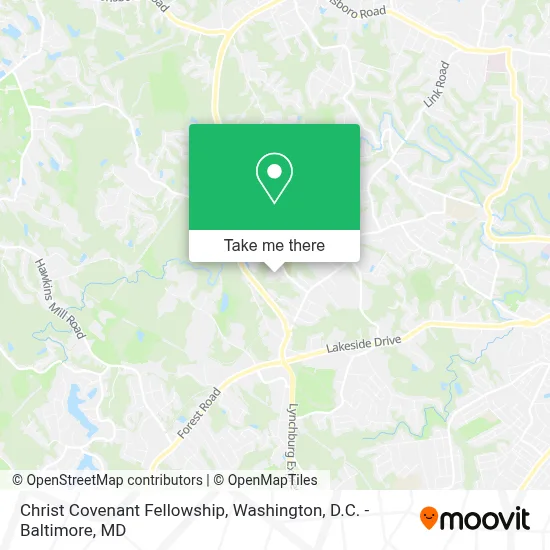 Christ Covenant Fellowship map