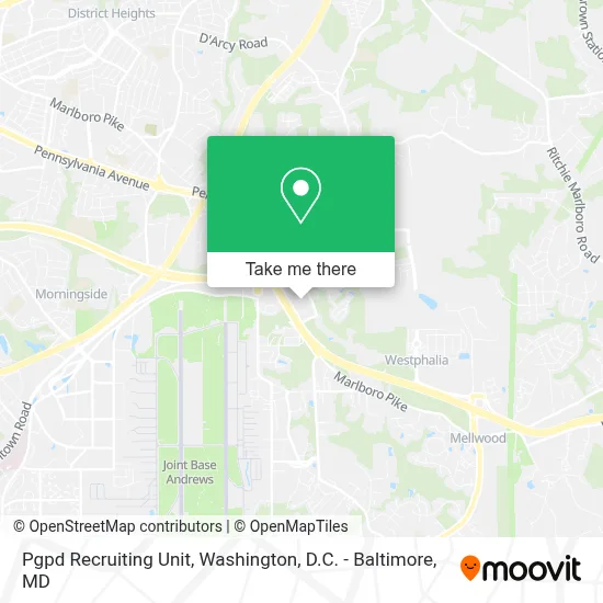 Pgpd Recruiting Unit map