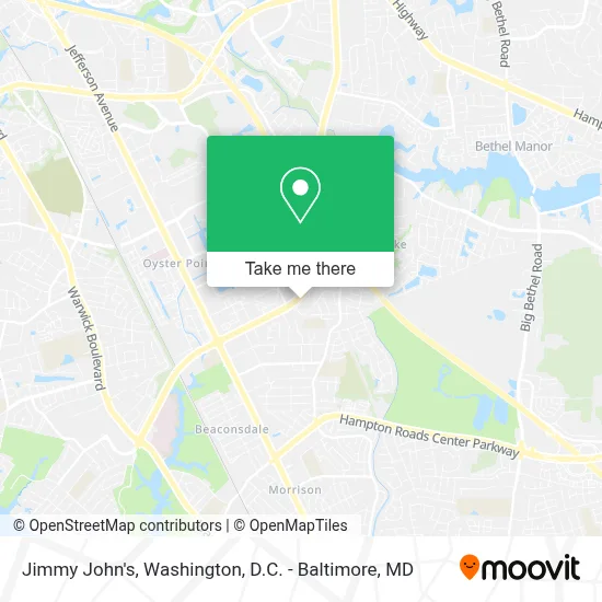 Jimmy John's map