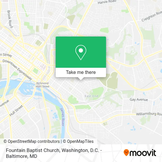Fountain Baptist Church map