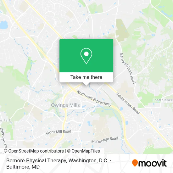 Bemore Physical Therapy map