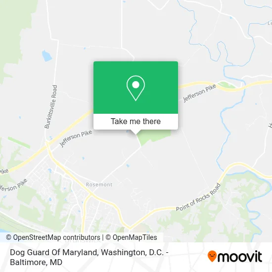 Dog Guard Of Maryland map