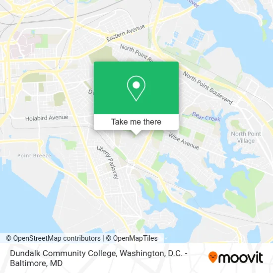 Dundalk Community College map