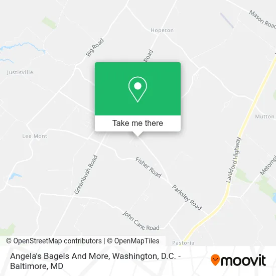 Angela's Bagels And More map