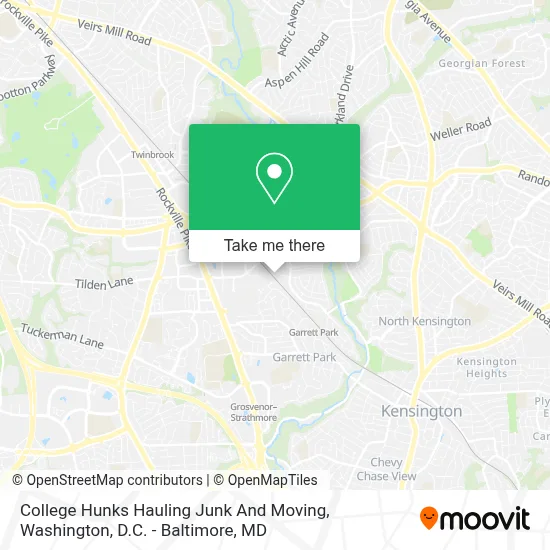 College Hunks Hauling Junk And Moving map