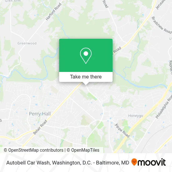 Autobell Car Wash map