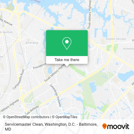 Servicemaster Clean map