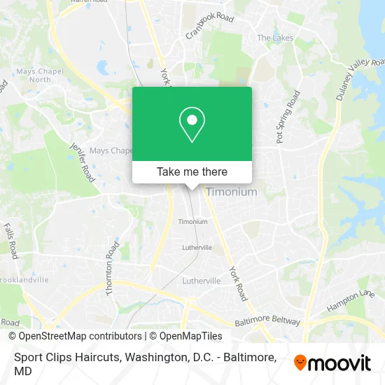 Sport Clips Haircuts map