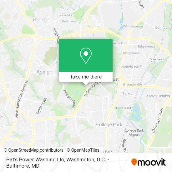 Pat's Power Washing Llc map