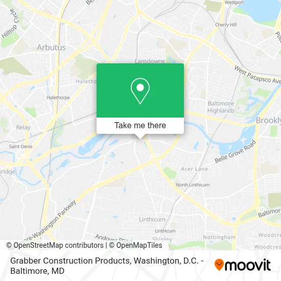 Grabber Construction Products map