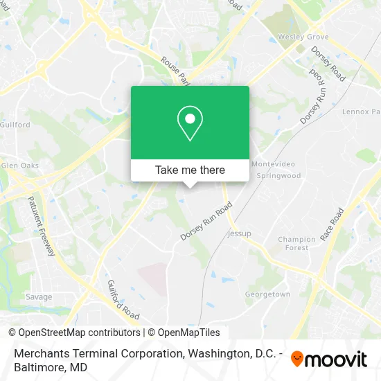 Merchants Terminal Corporation map