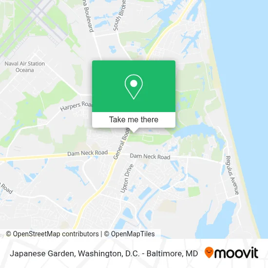 Japanese Garden map