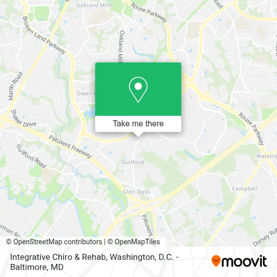 Integrative Chiro & Rehab map
