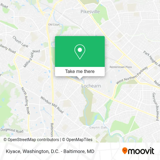 Kiyace map