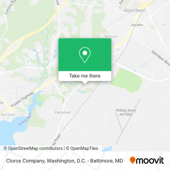 Clorox Company map