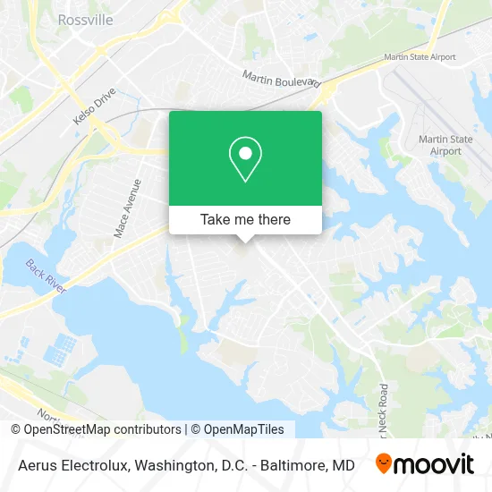Aerus Electrolux map