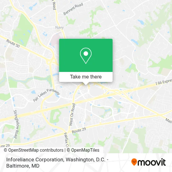 Inforeliance Corporation map
