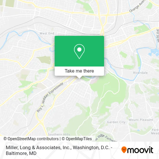 Miller, Long & Associates, Inc. map