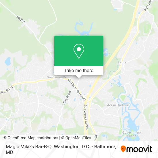 Magic Mike's Bar-B-Q map