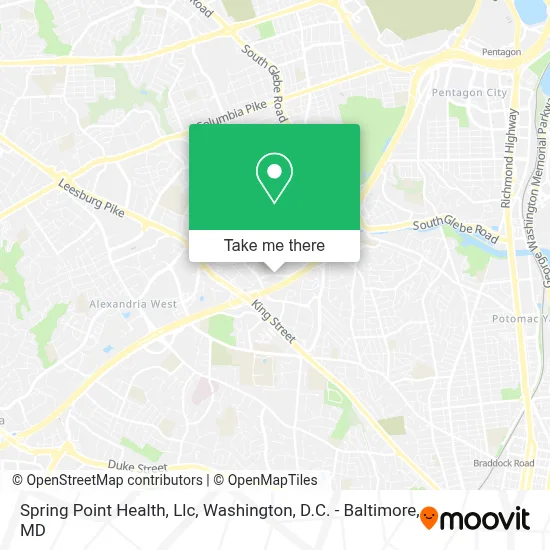 Spring Point Health, Llc map
