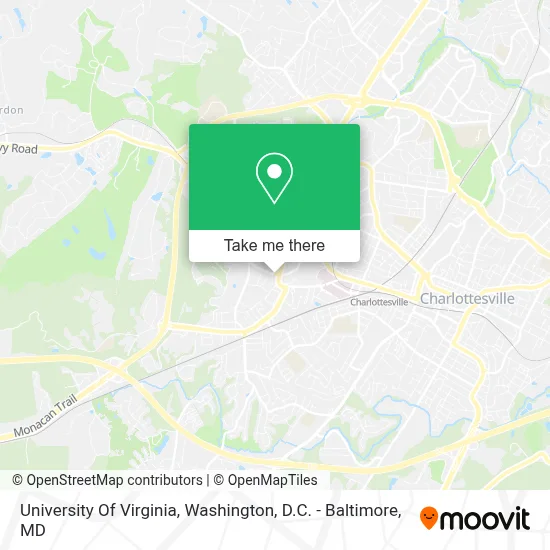 University Of Virginia map