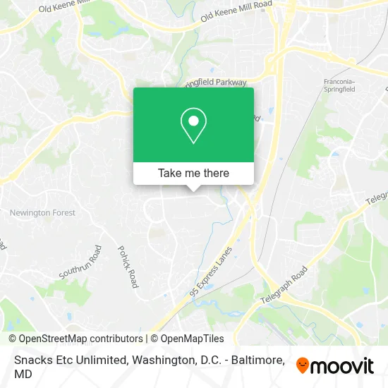 Snacks Etc Unlimited map