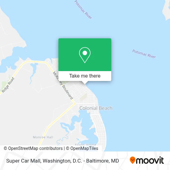 Super Car Mall map