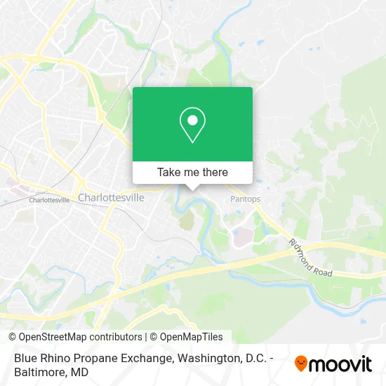 Blue Rhino Propane Exchange map