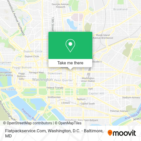Flatpackservice.Com map