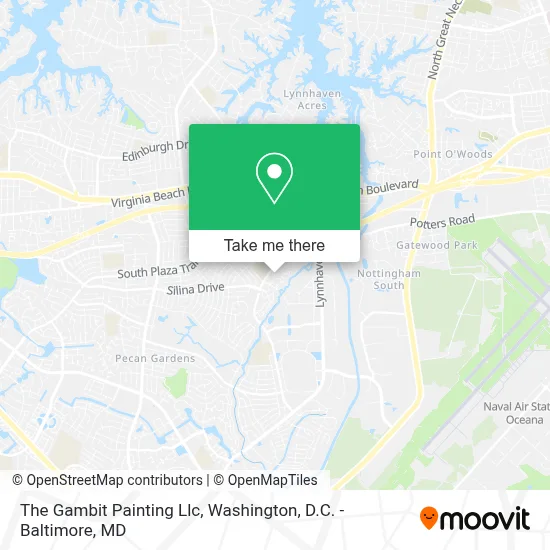 The Gambit Painting Llc map